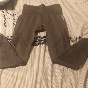 Khaki green gymshark leggings